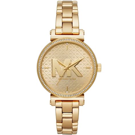 michael kors watch mk 4334|Michael Kors Sofie Quartz Crystal Gold Dial Ladies Watch MK4334.